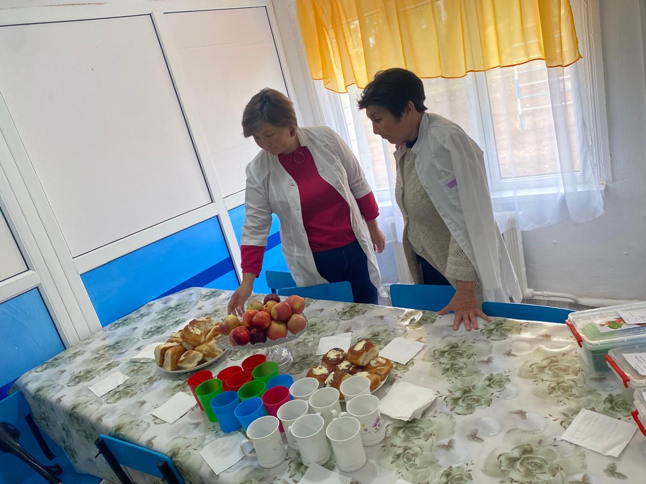 Кербұлақ ауданы Көксай негізгі мектебінде буфеттік тамақтың сапасының санитарлық-эпидемологиялық талаптарға сәйкестігін тексерді.