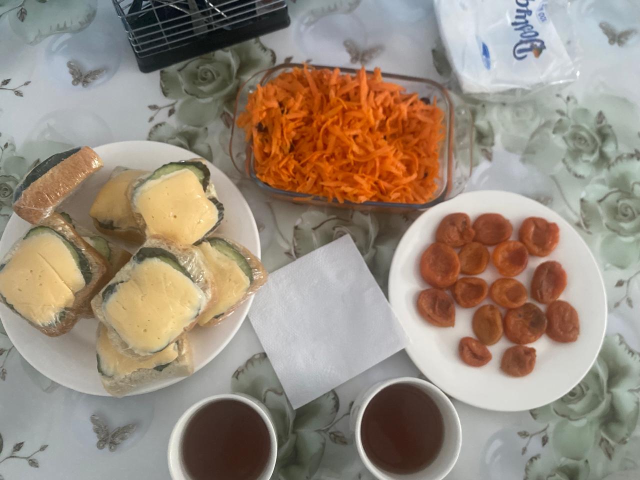 1 күндік буфеттік меню