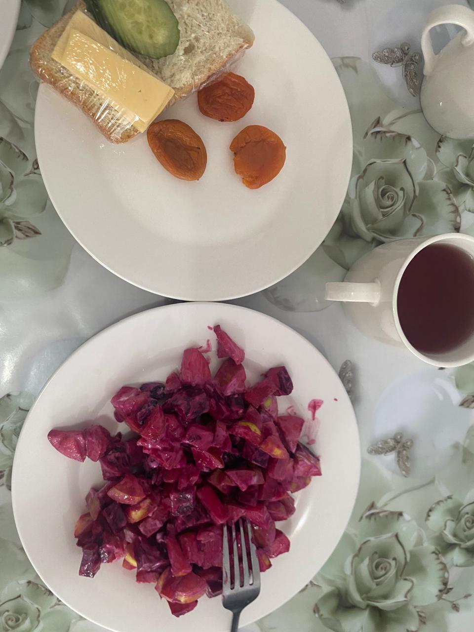 1 күндік буфеттік меню